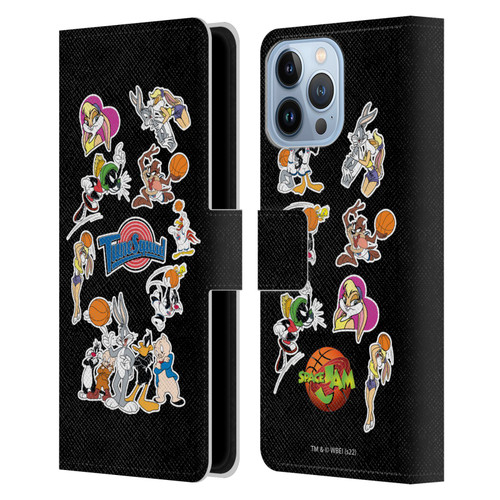 Space Jam (1996) Graphics Tune Squad Leather Book Wallet Case Cover For Apple iPhone 13 Pro Max