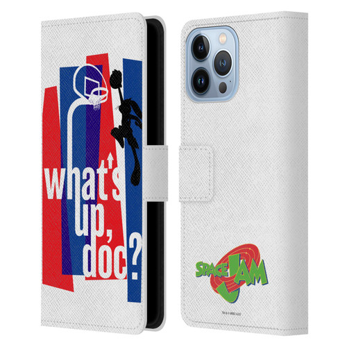 Space Jam (1996) Graphics What's Up Doc? Leather Book Wallet Case Cover For Apple iPhone 13 Pro Max