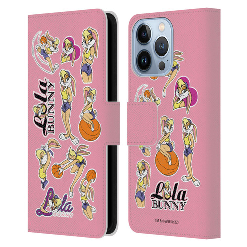 Space Jam (1996) Graphics Lola Bunny Leather Book Wallet Case Cover For Apple iPhone 13 Pro