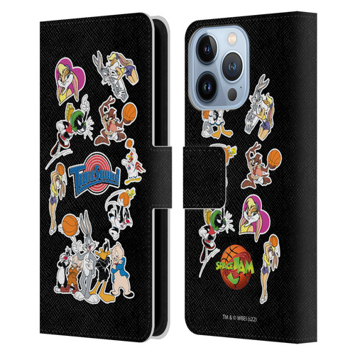 Space Jam (1996) Graphics Tune Squad Leather Book Wallet Case Cover For Apple iPhone 13 Pro