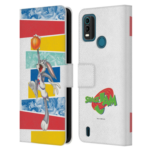 Space Jam (1996) Graphics Bugs Bunny Leather Book Wallet Case Cover For Nokia G11 Plus