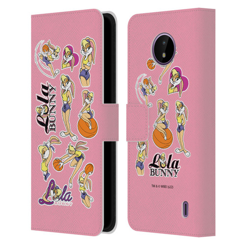 Space Jam (1996) Graphics Lola Bunny Leather Book Wallet Case Cover For Nokia C10 / C20