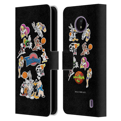 Space Jam (1996) Graphics Tune Squad Leather Book Wallet Case Cover For Nokia C10 / C20