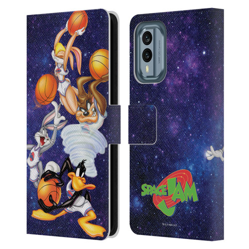 Space Jam (1996) Graphics Poster Leather Book Wallet Case Cover For Nokia X30