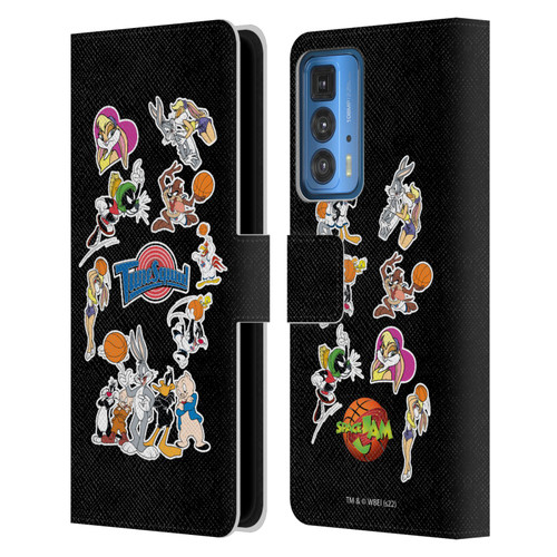 Space Jam (1996) Graphics Tune Squad Leather Book Wallet Case Cover For Motorola Edge 20 Pro