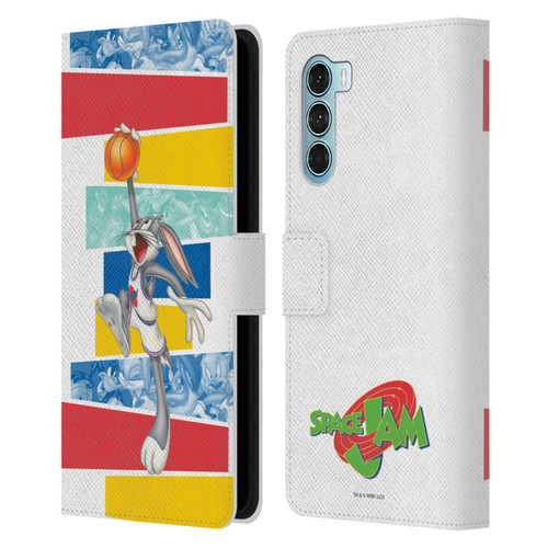 Space Jam (1996) Graphics Bugs Bunny Leather Book Wallet Case Cover For Motorola Edge S30 / Moto G200 5G