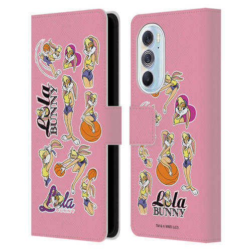 Space Jam (1996) Graphics Lola Bunny Leather Book Wallet Case Cover For Motorola Edge X30