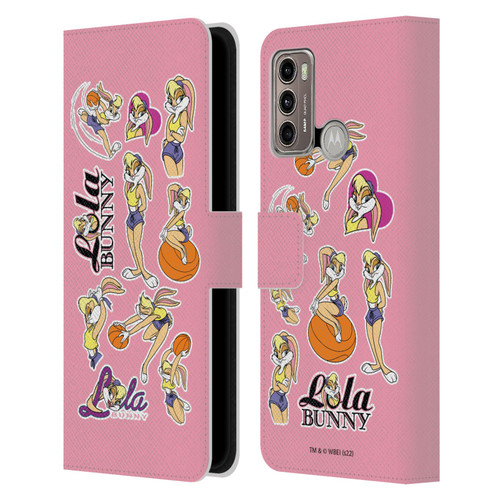 Space Jam (1996) Graphics Lola Bunny Leather Book Wallet Case Cover For Motorola Moto G60 / Moto G40 Fusion