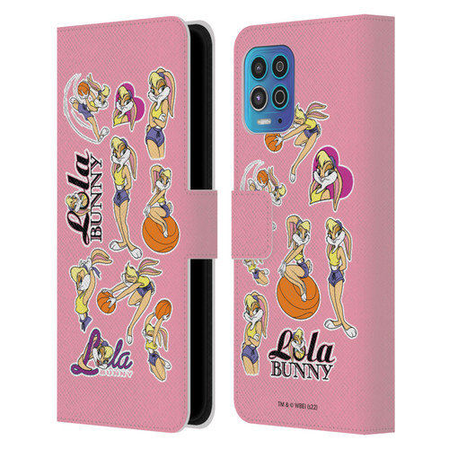 Space Jam (1996) Graphics Lola Bunny Leather Book Wallet Case Cover For Motorola Moto G100