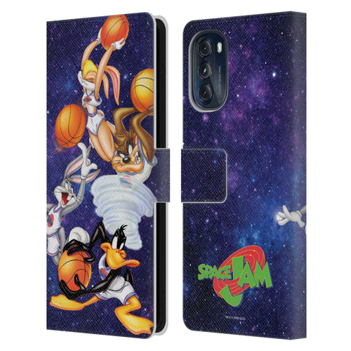 Space Jam (1996) Graphics Poster Leather Book Wallet Case Cover For Motorola Moto G (2022)