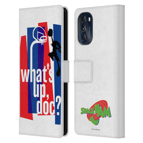 Space Jam (1996) Graphics What's Up Doc? Leather Book Wallet Case Cover For Motorola Moto G (2022)