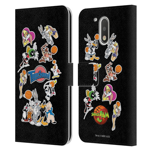 Space Jam (1996) Graphics Tune Squad Leather Book Wallet Case Cover For Motorola Moto G41