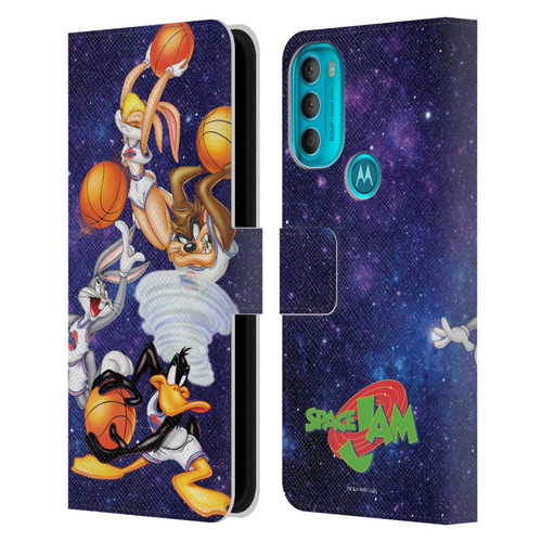 Space Jam (1996) Graphics Poster Leather Book Wallet Case Cover For Motorola Moto G71 5G