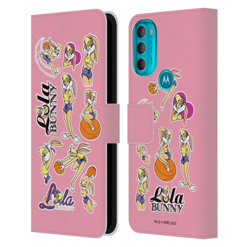Space Jam (1996) Graphics Lola Bunny Leather Book Wallet Case Cover For Motorola Moto G71 5G
