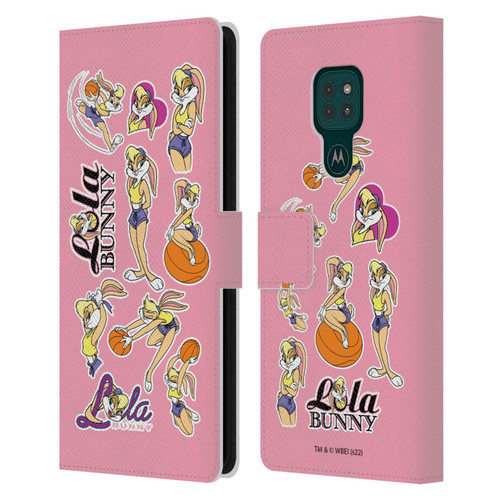 Space Jam (1996) Graphics Lola Bunny Leather Book Wallet Case Cover For Motorola Moto G9 Play