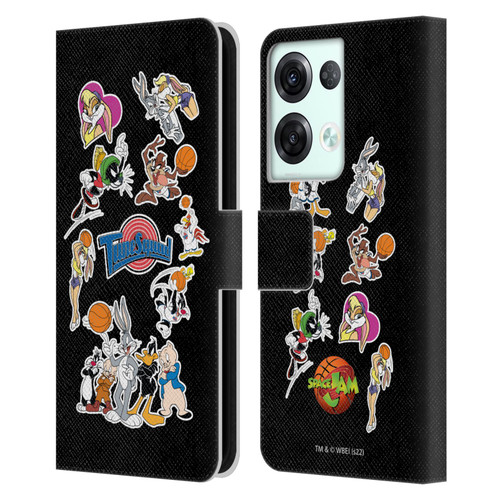 Space Jam (1996) Graphics Tune Squad Leather Book Wallet Case Cover For OPPO Reno8 Pro