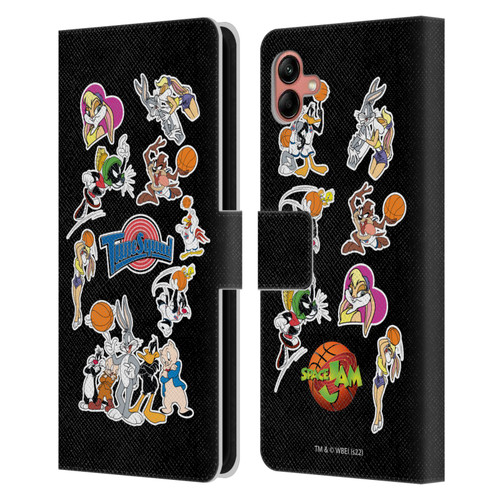 Space Jam (1996) Graphics Tune Squad Leather Book Wallet Case Cover For Samsung Galaxy A04 (2022)