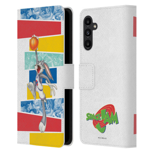 Space Jam (1996) Graphics Bugs Bunny Leather Book Wallet Case Cover For Samsung Galaxy A13 5G (2021)