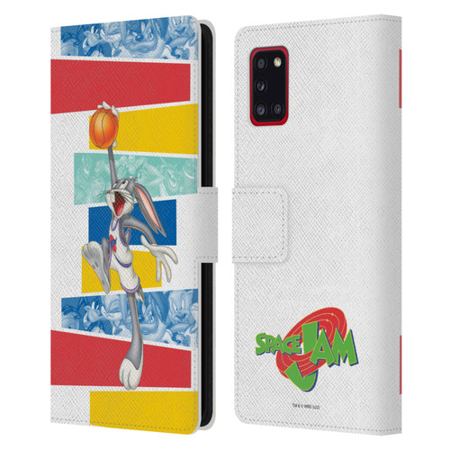 Space Jam (1996) Graphics Bugs Bunny Leather Book Wallet Case Cover For Samsung Galaxy A31 (2020)