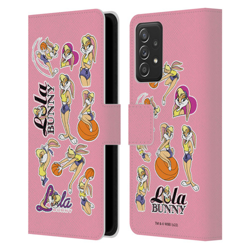 Space Jam (1996) Graphics Lola Bunny Leather Book Wallet Case Cover For Samsung Galaxy A53 5G (2022)