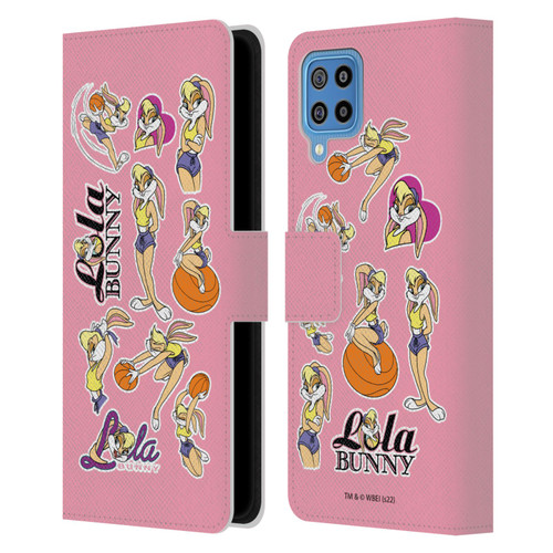 Space Jam (1996) Graphics Lola Bunny Leather Book Wallet Case Cover For Samsung Galaxy F22 (2021)