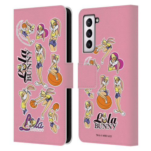 Space Jam (1996) Graphics Lola Bunny Leather Book Wallet Case Cover For Samsung Galaxy S21 5G