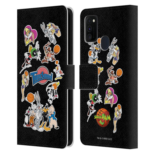 Space Jam (1996) Graphics Tune Squad Leather Book Wallet Case Cover For Samsung Galaxy M30s (2019)/M21 (2020)