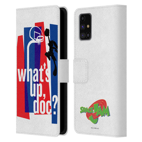 Space Jam (1996) Graphics What's Up Doc? Leather Book Wallet Case Cover For Samsung Galaxy M31s (2020)