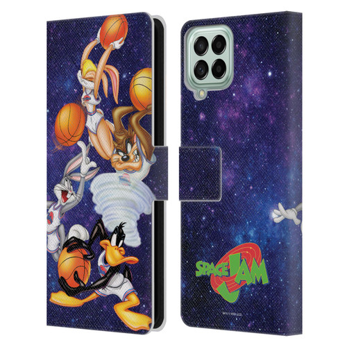 Space Jam (1996) Graphics Poster Leather Book Wallet Case Cover For Samsung Galaxy M33 (2022)