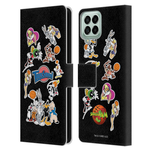 Space Jam (1996) Graphics Tune Squad Leather Book Wallet Case Cover For Samsung Galaxy M33 (2022)