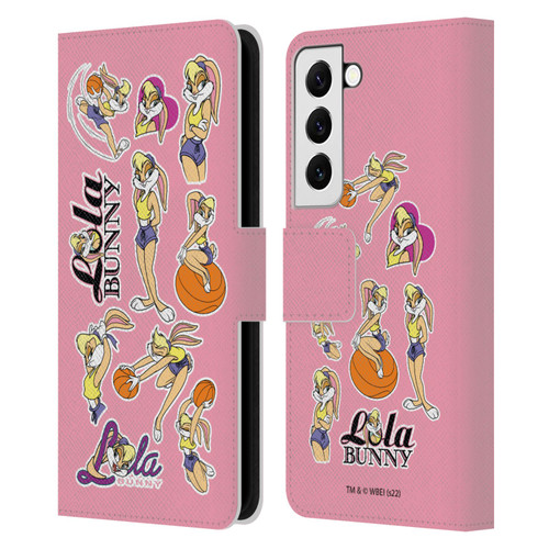 Space Jam (1996) Graphics Lola Bunny Leather Book Wallet Case Cover For Samsung Galaxy S22 5G