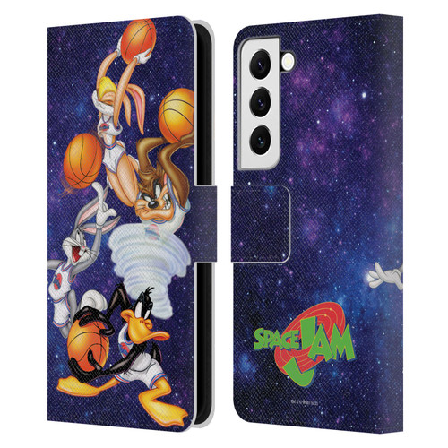 Space Jam (1996) Graphics Poster Leather Book Wallet Case Cover For Samsung Galaxy S22 5G