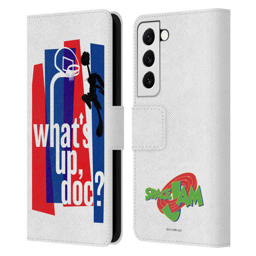 Space Jam (1996) Graphics What's Up Doc? Leather Book Wallet Case Cover For Samsung Galaxy S22 5G