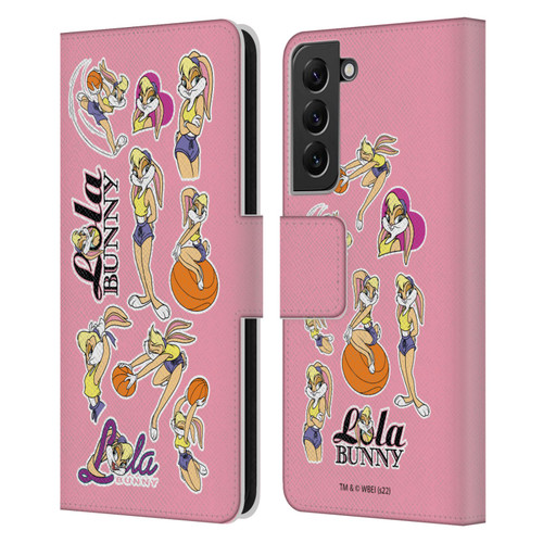 Space Jam (1996) Graphics Lola Bunny Leather Book Wallet Case Cover For Samsung Galaxy S22+ 5G