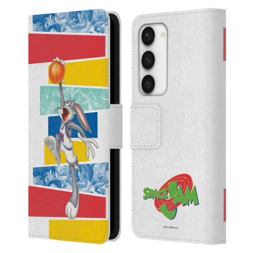 Space Jam (1996) Graphics Bugs Bunny Leather Book Wallet Case Cover For Samsung Galaxy S23 5G