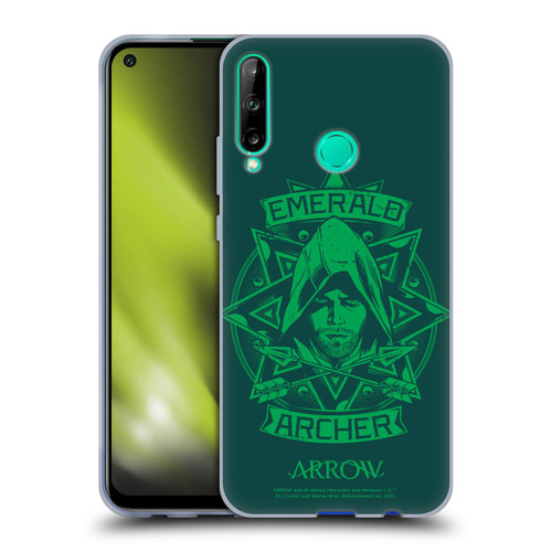 Arrow TV Series Graphics Archer Illustration Soft Gel Case for Huawei P40 lite E