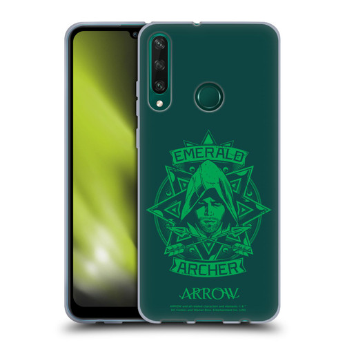 Arrow TV Series Graphics Archer Illustration Soft Gel Case for Huawei Y6p