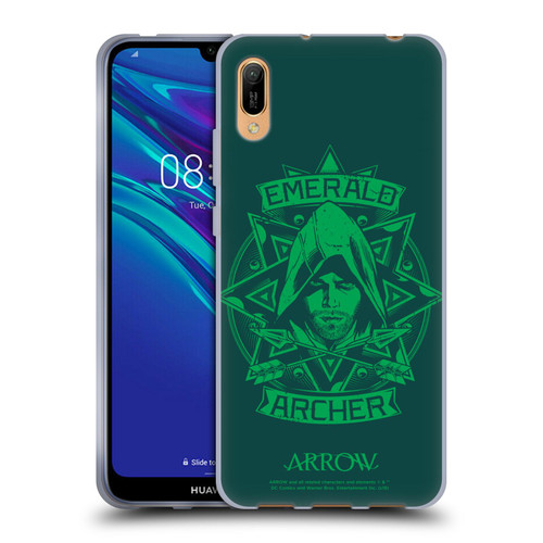 Arrow TV Series Graphics Archer Illustration Soft Gel Case for Huawei Y6 Pro (2019)