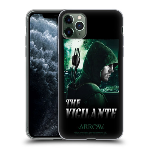 Arrow TV Series Graphics The Vigilante Soft Gel Case for Apple iPhone 11 Pro Max