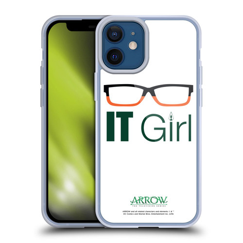 Arrow TV Series Graphics Felicity Smoak IT Girl Soft Gel Case for Apple iPhone 12 Mini