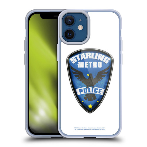 Arrow TV Series Graphics Starling Police Badge Soft Gel Case for Apple iPhone 12 Mini