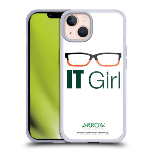 Arrow TV Series Graphics Felicity Smoak IT Girl Soft Gel Case for Apple iPhone 13