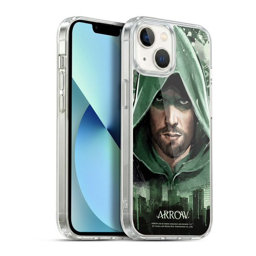 Arrow TV Series Graphics Oversized Soft Gel Case for Apple iPhone 13