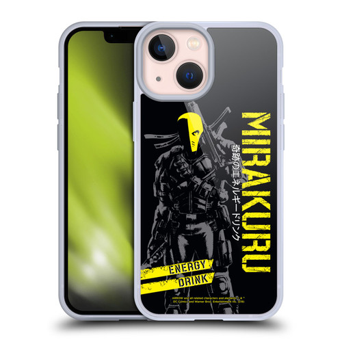 Arrow TV Series Graphics Deathstroke Mirakuru Soft Gel Case for Apple iPhone 13 Mini