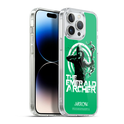 Arrow TV Series Graphics The Emerald Archer Soft Gel Case for Apple iPhone 13 Pro Max & MagSafe
