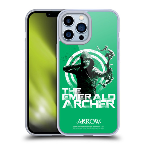 Arrow TV Series Graphics The Emerald Archer Soft Gel Case for Apple iPhone 13 Pro Max