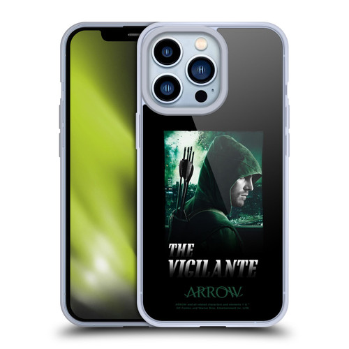 Arrow TV Series Graphics The Vigilante Soft Gel Case for Apple iPhone 13 Pro