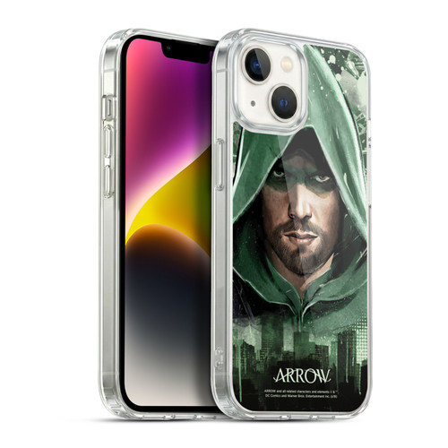 Arrow TV Series Graphics Oversized Soft Gel Case for Apple iPhone 14