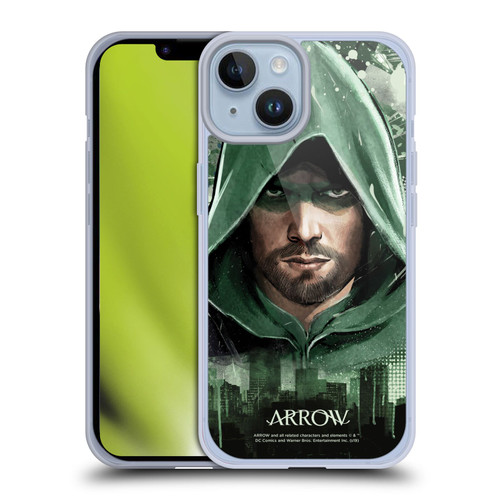 Arrow TV Series Graphics Oversized Soft Gel Case for Apple iPhone 14