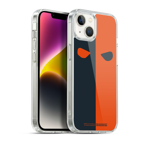Arrow TV Series Graphics Deathstroke Soft Gel Case for Apple iPhone 14 Plus & MagSafe
